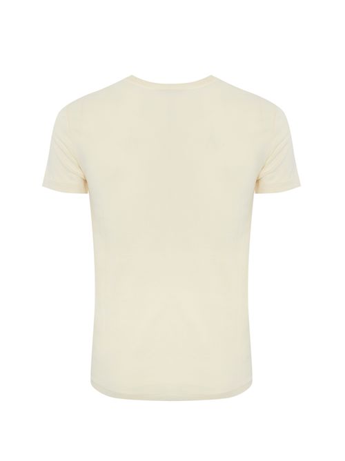 T-shirt in cotone con logo Pony Cream POLO RALPH LAUREN | 710671438421